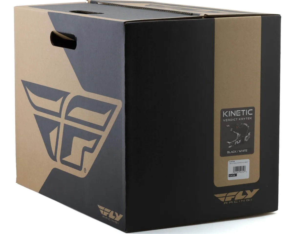 Fly Racing Helmets|Helmets|Kinetic Verdict Kryptek Helmet (Black/Grey) (XS)