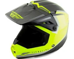 Fly Racing Helmets|Clothing Sale|Kinetic Vision Full Face Helmet (Hi-Vis/Black) (XL)
