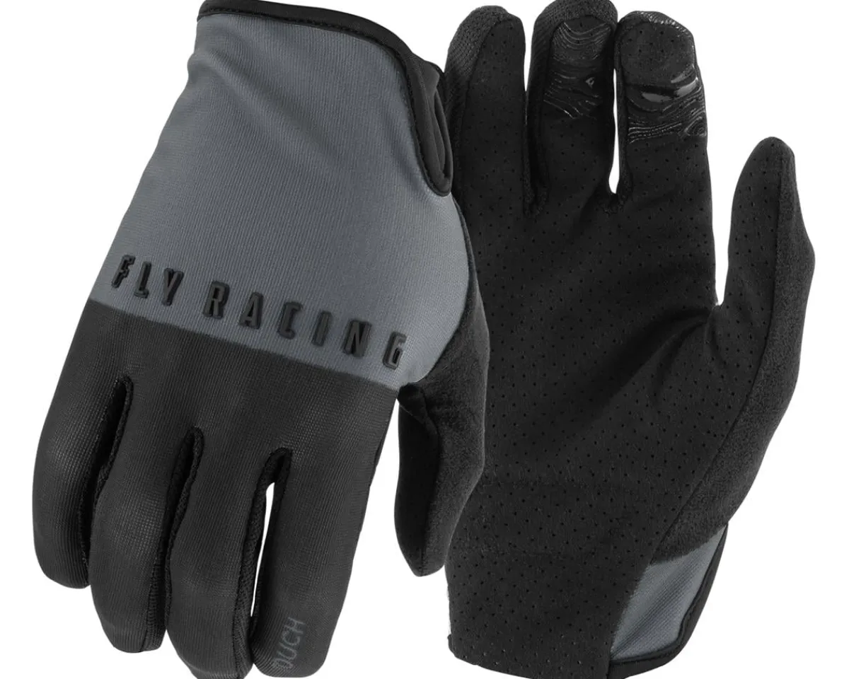 Fly Racing Clothing Accessories|Summer Essentials|Media Gloves (Black/Grey) (2XL)