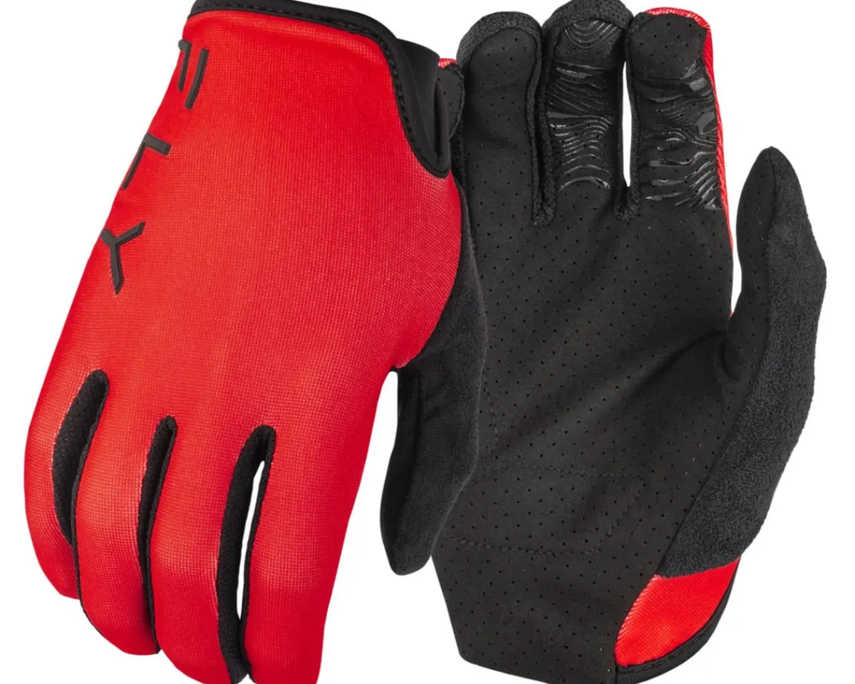 Fly Racing Clothing Sale|Clothing Accessories|Radium Long Finger Gloves (Red) (3XL)