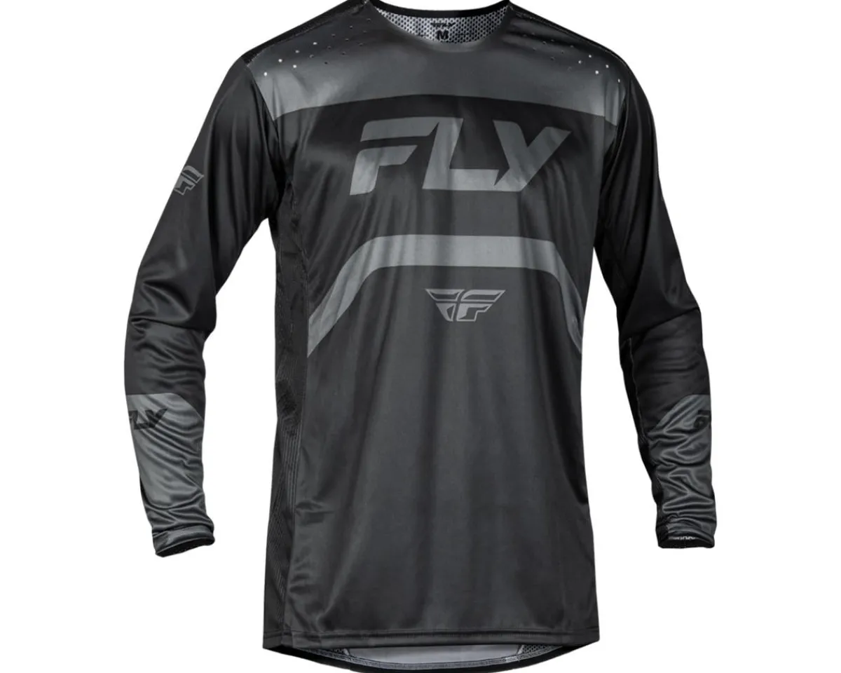 Fly Racing Clothing Sale|Jerseys|Rayce Long Sleeve Jersey (Black/Charcoal) (S)