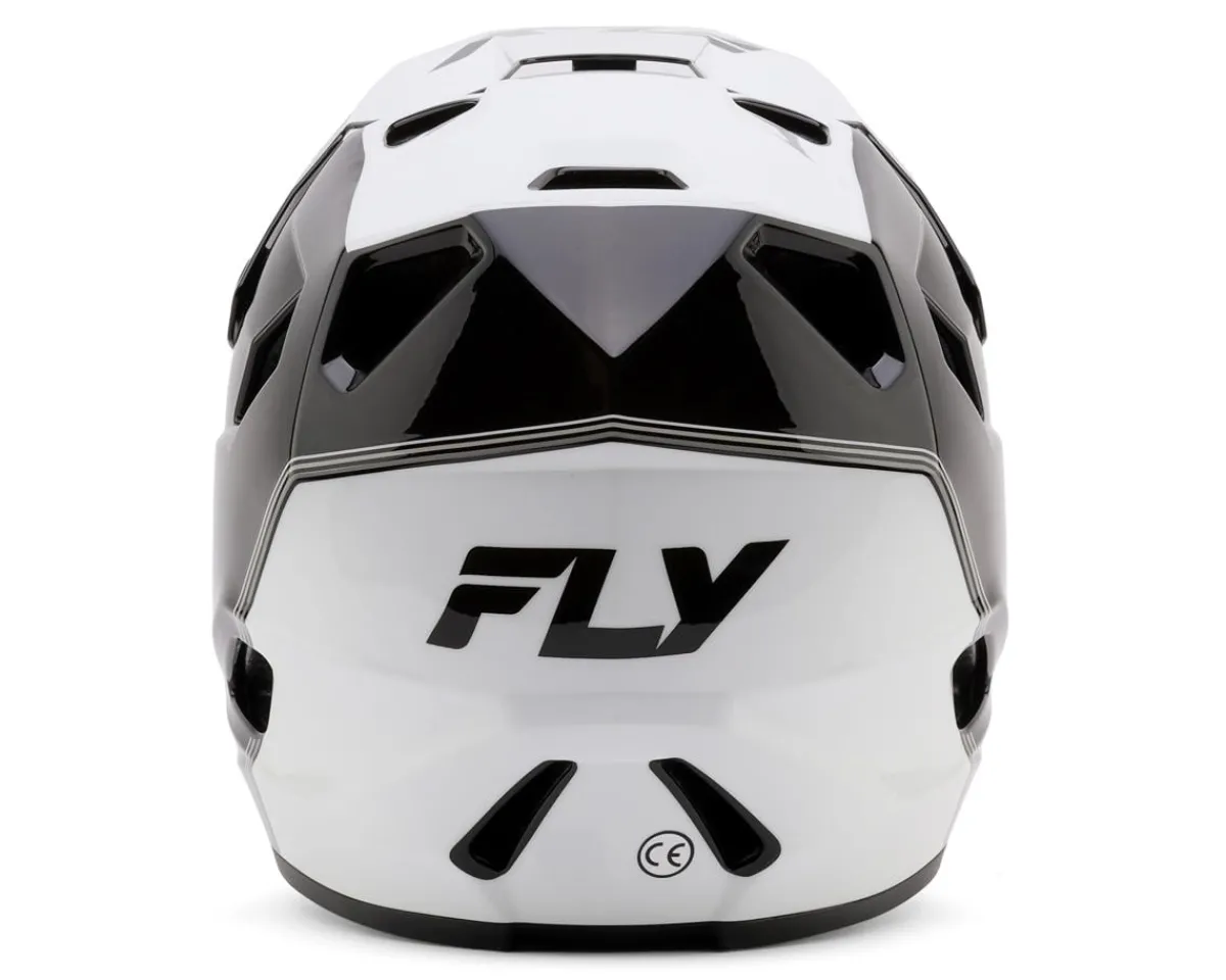Fly Racing Helmets|Helmets|Rayce Repeat Full Face Helmet (Black/White) (L)