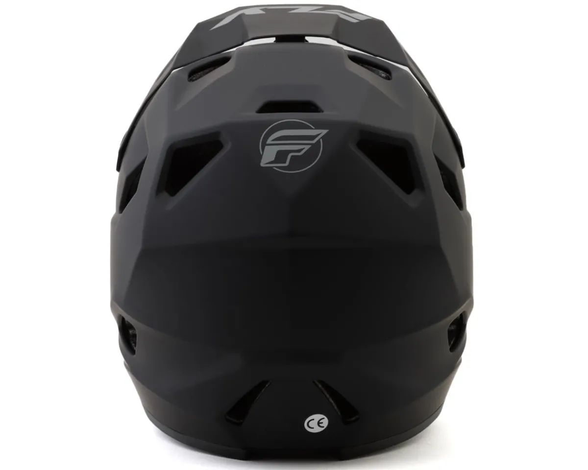 Fly Racing Helmets|Helmets|Rayce Solid Full Face Helmet (Matte Black) (L)