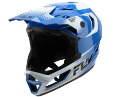 Fly Racing Helmets|Helmets|Rayce Sonar Bicycle Helmet (Blue/White/Black) (L)
