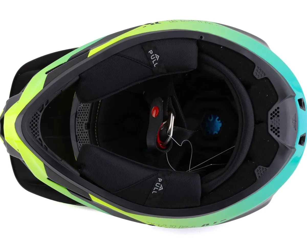 Fly Racing Helmets|Clothing Sale|Werx-R Carbon Full Face Helmet (Hi-Viz/Teal/Carbon) (Youth L)