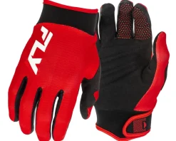 Fly Racing Clothing Accessories|Summer Essentials|Youth F-16 Gloves (Red/Black/White) (Youth L)