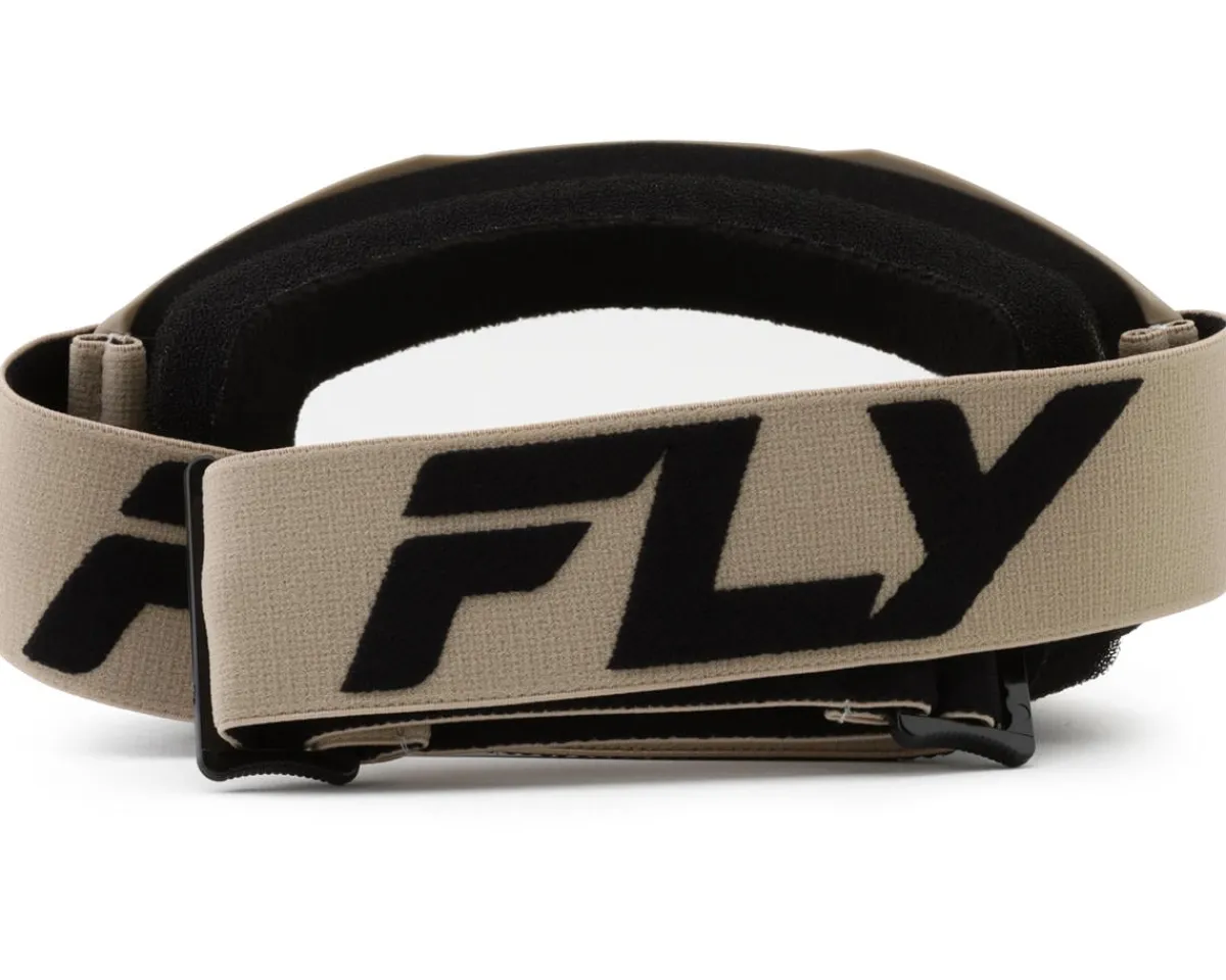 Fly Racing Sunglasses & Goggles|Youth & Kids|Youth Focus Goggles (Khaki/Black) (Clear Lens)