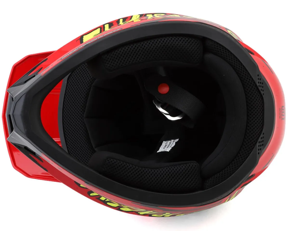 Fly Racing Helmets|Helmets|Youth Kinetic Surge Helmet (Black/Red/Yellow) (Youth S)