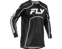 Fly Racing Clothing Sale|Jerseys|Youth Rayce Bicycle Jersey (Black/White) (Youth L)