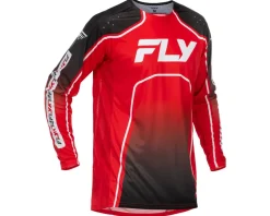 Fly Racing Clothing Sale|Jerseys|Youth Rayce Bicycle Jersey (Red/Black/White) (Youth L)