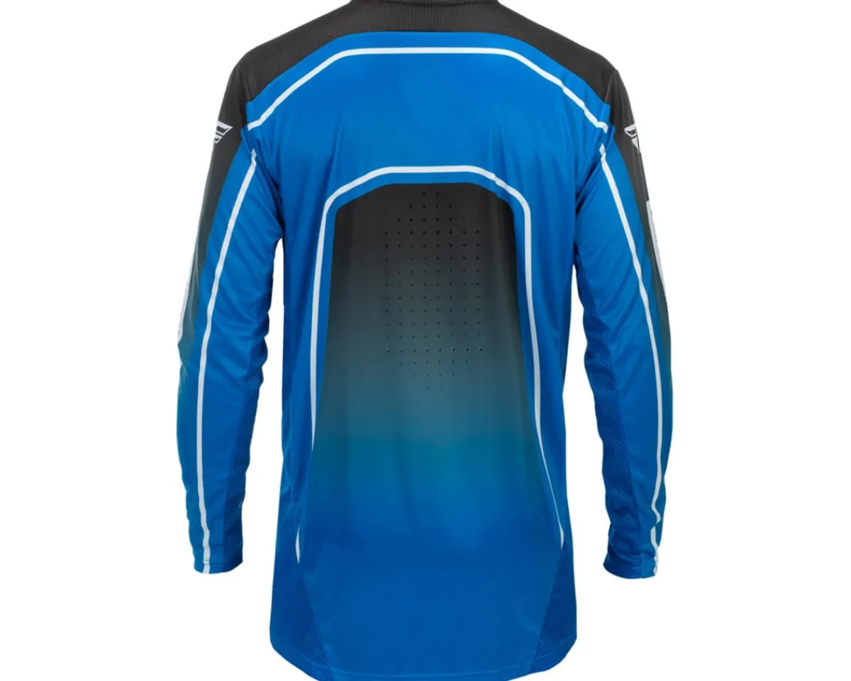 Fly Racing Clothing Sale|Jerseys|Youth Rayce Bicycle Jersey (Blue/Black/White) (Youth L)