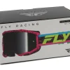 Fly Racing Sunglasses & Goggles|Youth Zone Goggles (Pink/Black/Hi-Vis) (Black Mirror/Smoke Lens)