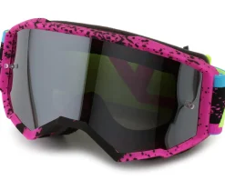Fly Racing Sunglasses & Goggles|Youth Zone Goggles (Pink/Black/Hi-Vis) (Black Mirror/Smoke Lens)