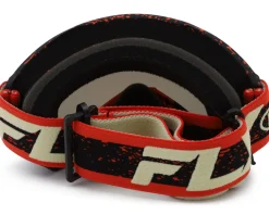 Fly Racing Sunglasses & Goggles|Youth Zone Goggles (Black/Red/Cream) (Silver Mirror/Smoke Lens)