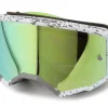 Fly Racing Sunglasses & Goggles|Youth Zone Goggles (Dark Grey/Hi-Vis) (Iridescent Green Mirror Lens)