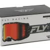 Fly Racing Sunglasses & Goggles|Youth Zone Goggles (Black/Grey) (Red Mirror/Smoke Lens)