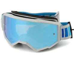 Fly Racing Clothing Sale|Sunglasses & Goggles|Youth Zone Goggle (Silver/Blue/Blue Mirror Lens)