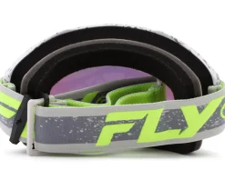 Fly Racing Clothing Sale|Sunglasses & Goggles|Zone Goggles (Dark Grey/Hi-Vis) (Iridescent Green Mirror Lens)