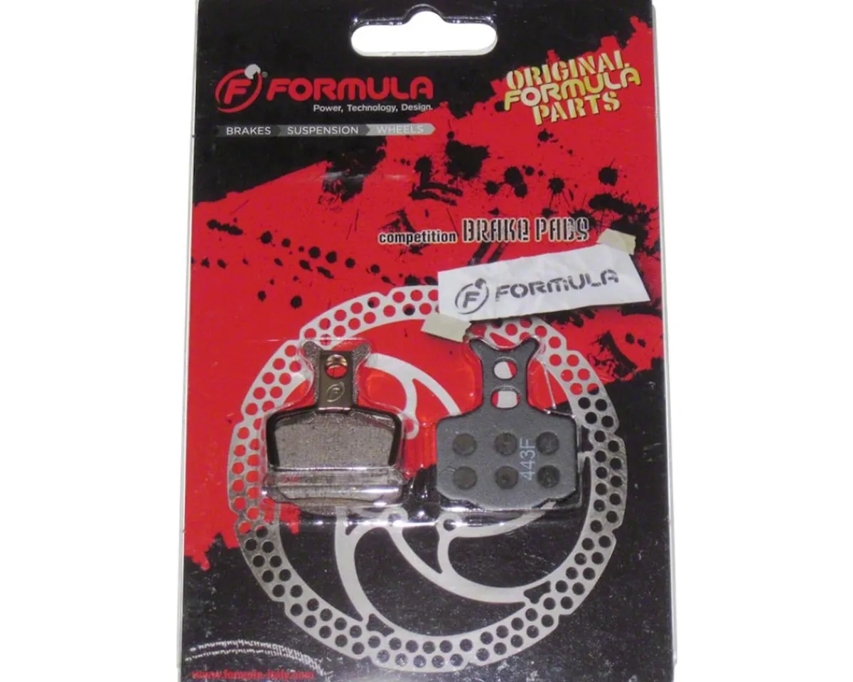 Formula Italy Brakes|Disc Brake Pads (Organic) (Formula Mega/One) (Steel Back) (1 Pair)