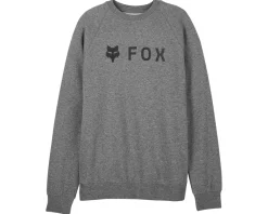 Fox Racing Casual Clothing|Absolute Fleece Crew Sweatshirt (Heather Graphite) (S)