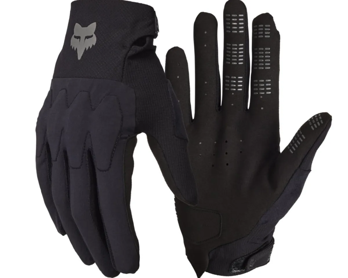 Fox Racing Clothing Accessories|Defend D30 Long Finger Gloves (Black) (S)