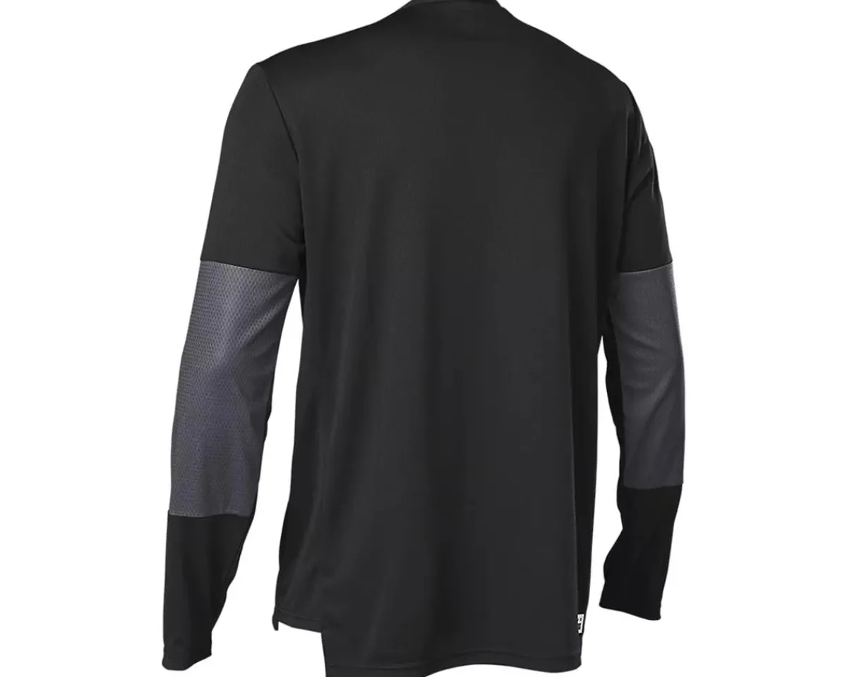 Fox Racing Clothing Sale|Jerseys|Defend Long Sleeve Jersey (Fox Head Black) (S)
