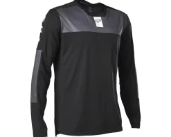 Fox Racing Clothing Sale|Jerseys|Defend Long Sleeve Jersey (Fox Head Black) (S)