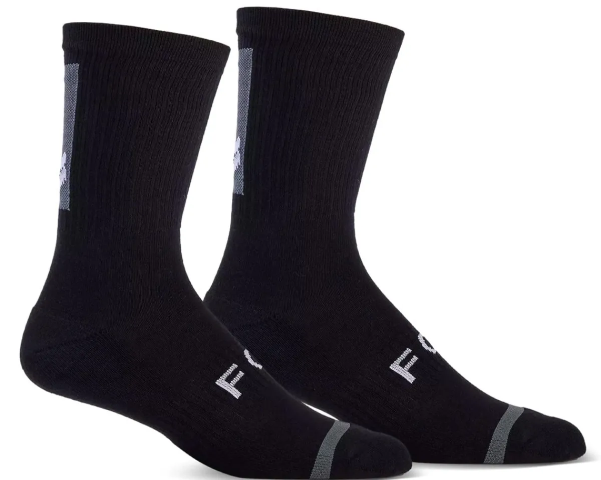 Fox Racing Clothing Accessories|Shoes, Socks, & Footwear|Defend 8" Sock (Black) (S/M)