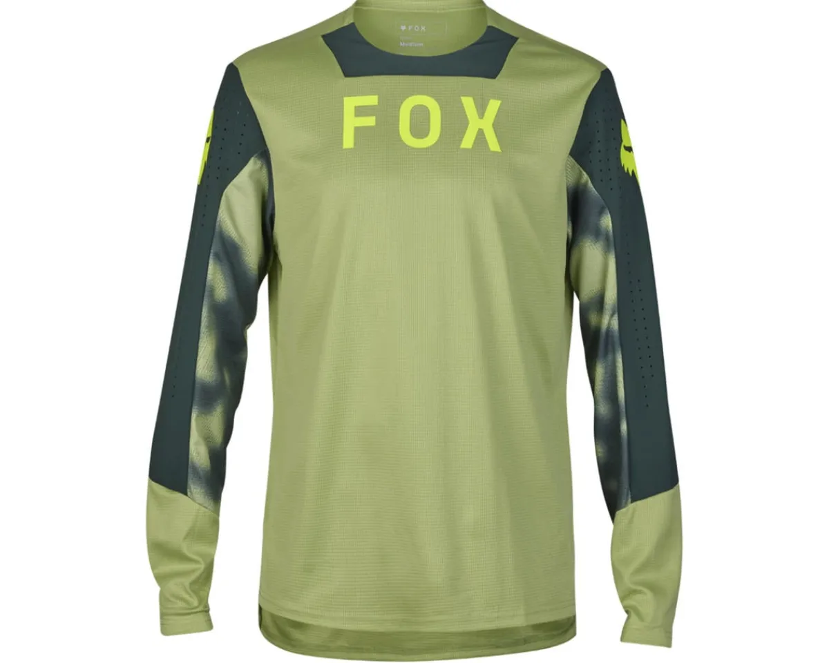 Fox Racing Jerseys|Defend Taunt Long Sleeve Jersey (Pale Green) (S)