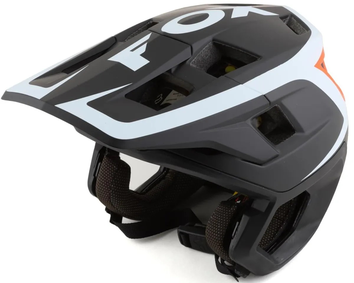 Fox Racing Helmets|Helmets|Dropframe Pro MIPS Helmet (Black Dvide) (S)
