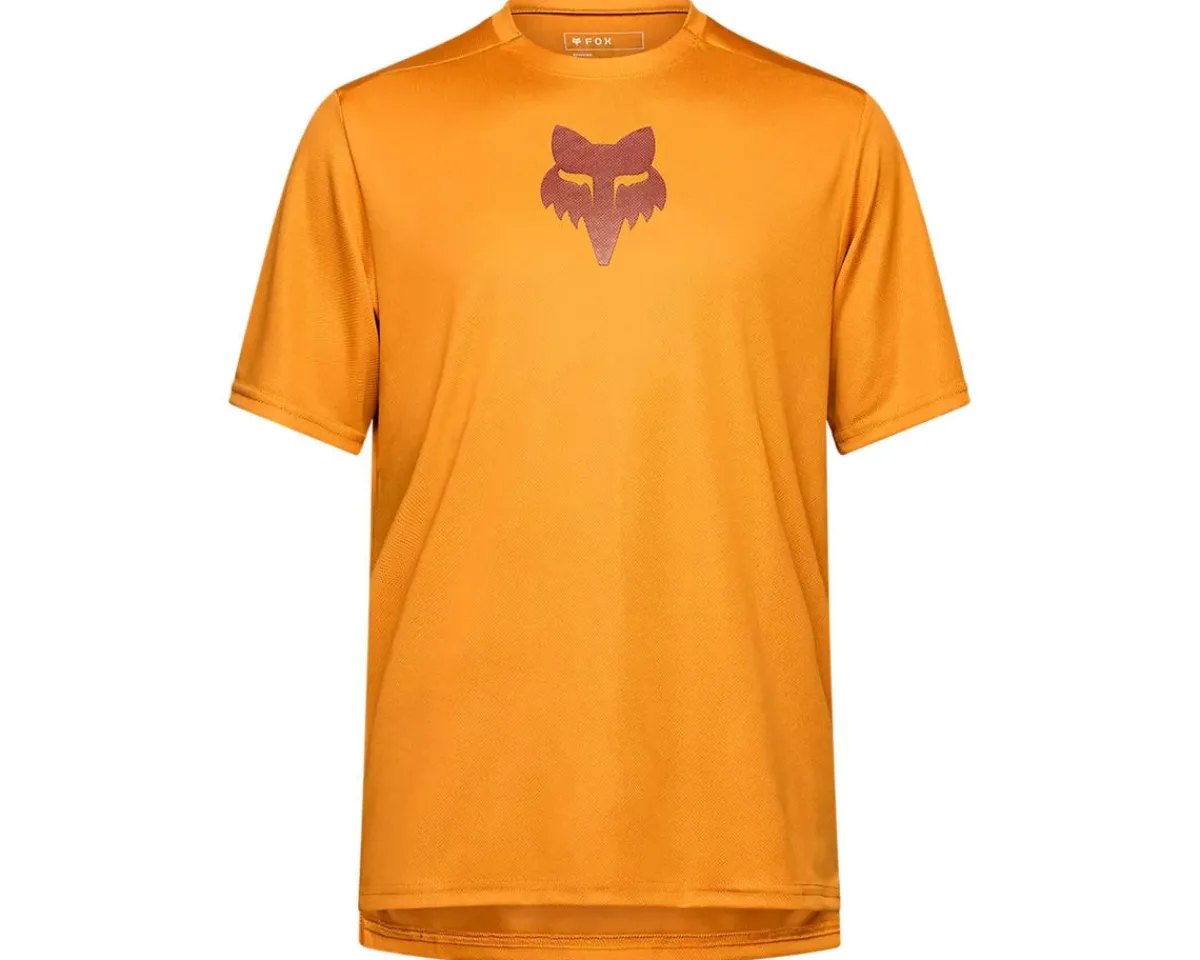 Fox Racing Summer Essentials|Holiday Shopping|Ranger Fox Head Short Sleeve Jersey (Carmel Brown) (S)