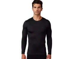 Fox Racing Base Layers|Tecbase Long Sleeve Base Layer (Black) (S)