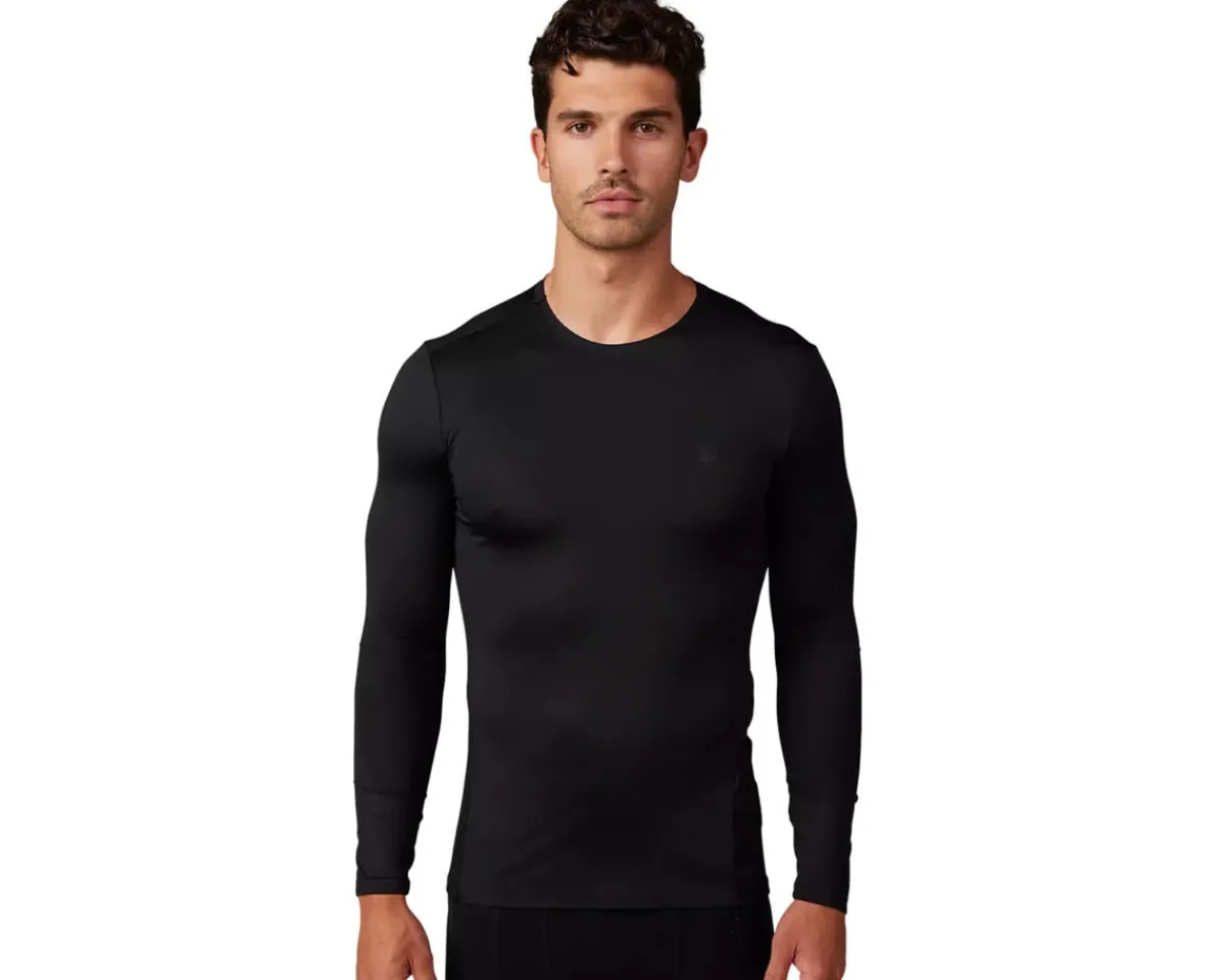 Fox Racing Base Layers|Tecbase Long Sleeve Base Layer (Black) (S)
