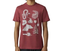 Fox Racing Clothing Sale|Casual Clothing|Track Beast Short Sleeve Premium Tee (Scarlet) (S)