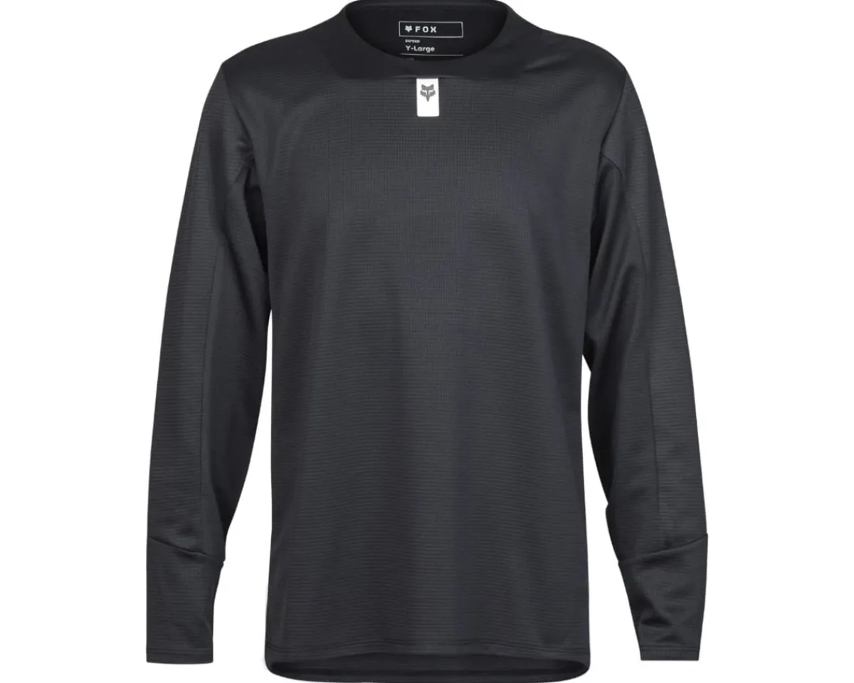 Fox Racing Jerseys|Youth & Kids|Youth Defend Long Sleeve Jersey (Black) (Youth S)