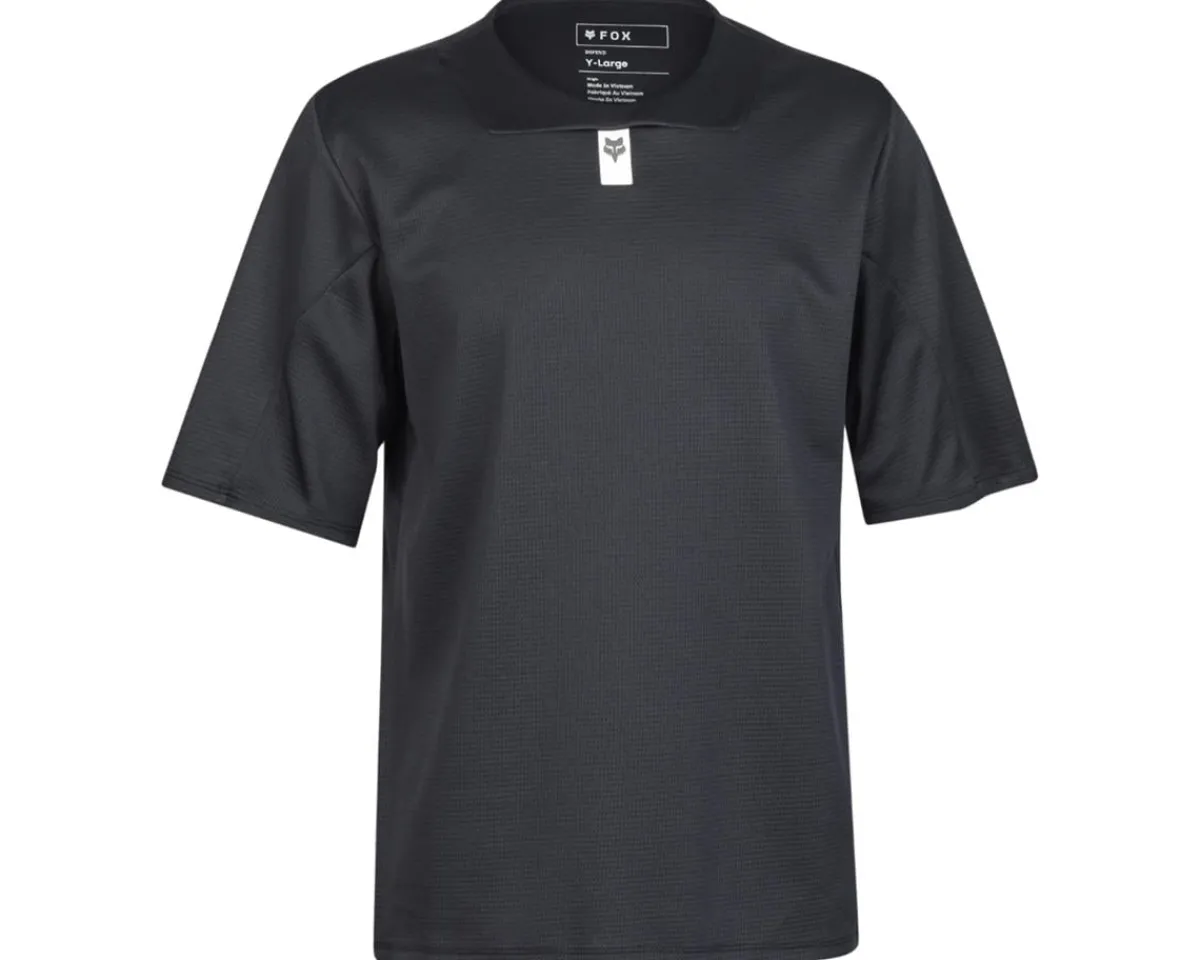 Fox Racing Jerseys|Youth & Kids|Youth Defend Short Sleeve Jersey (Black) (Youth S)