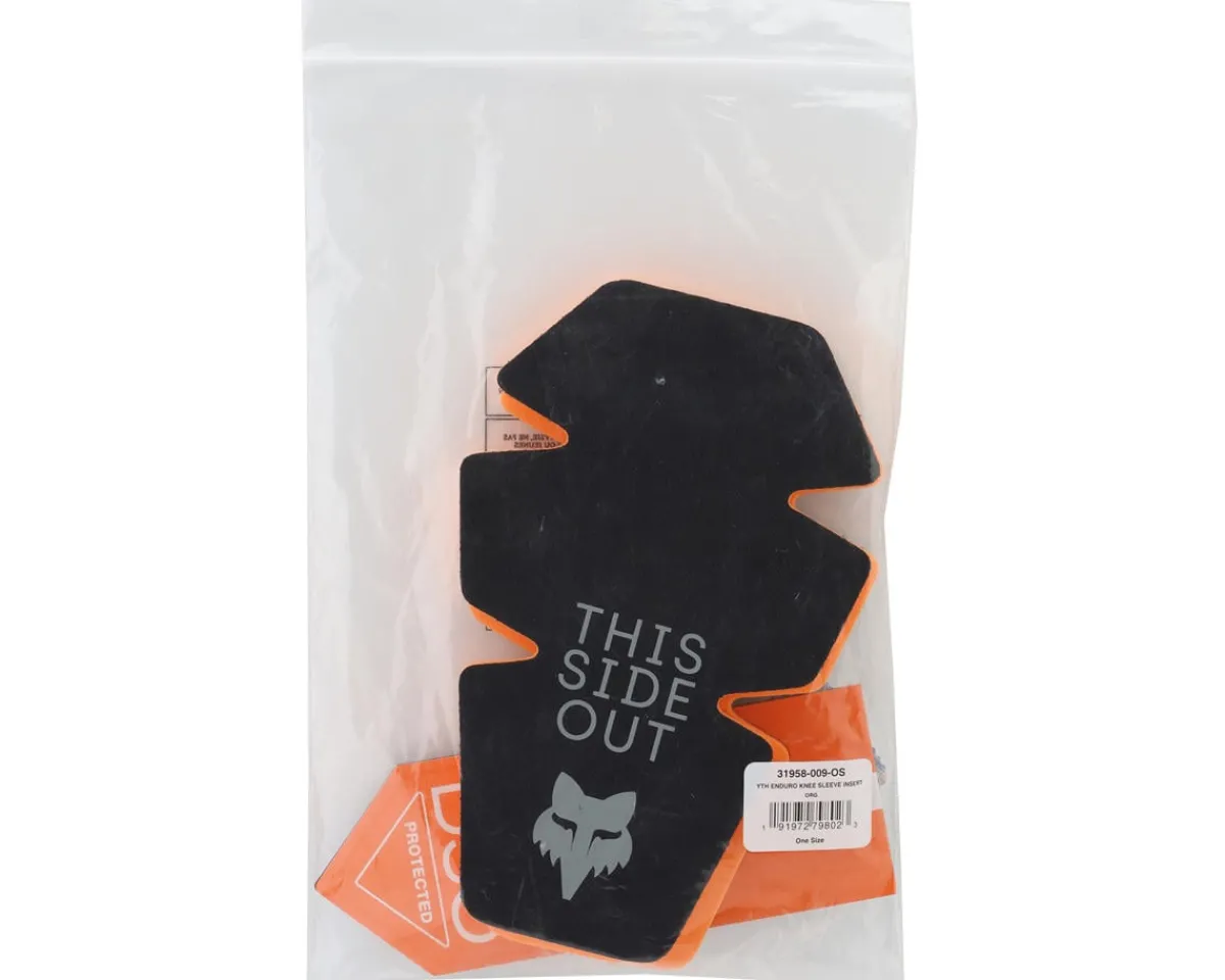 Fox Racing Pads & Body Armor|Youth Enduro Knee Sleeve Inserts (Orange) (Universal Youth)