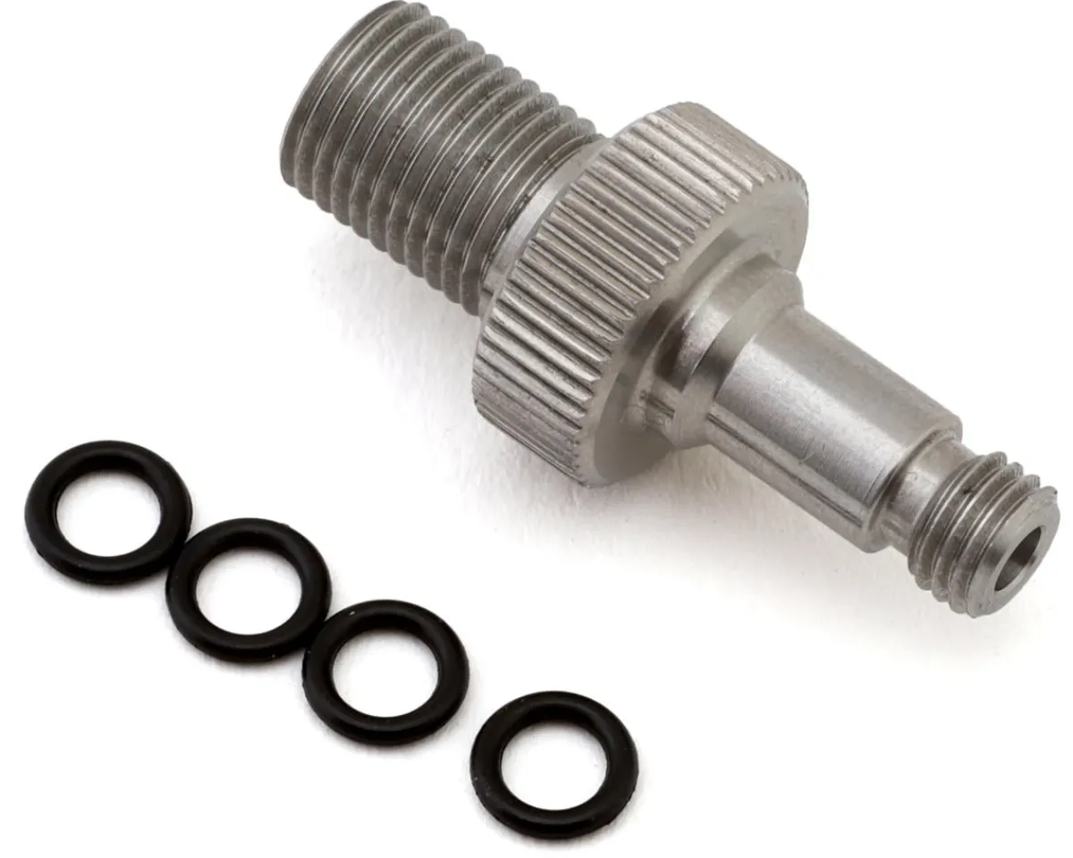 Fox Suspension Suspension|Air Fill Adapter For Rear Shock (Silver) (Rezi End)