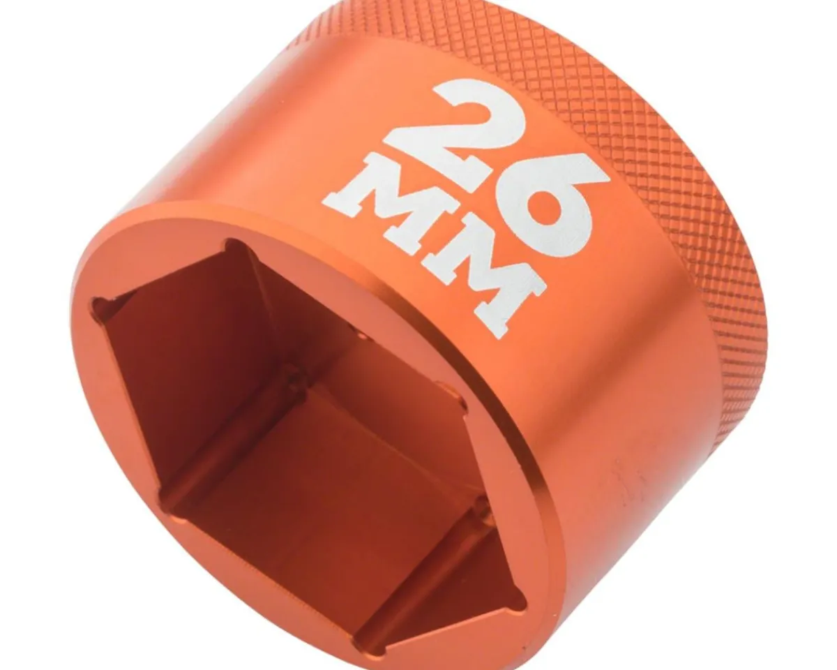 Fox Suspension Tools|Chamferless Topcap Socket (For 32 Forks) (26mm) (3/8 Drive)