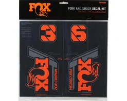 Fox Suspension Suspension|Custom Decal Kit (Factory Orange) (All Models Except Step Casts)