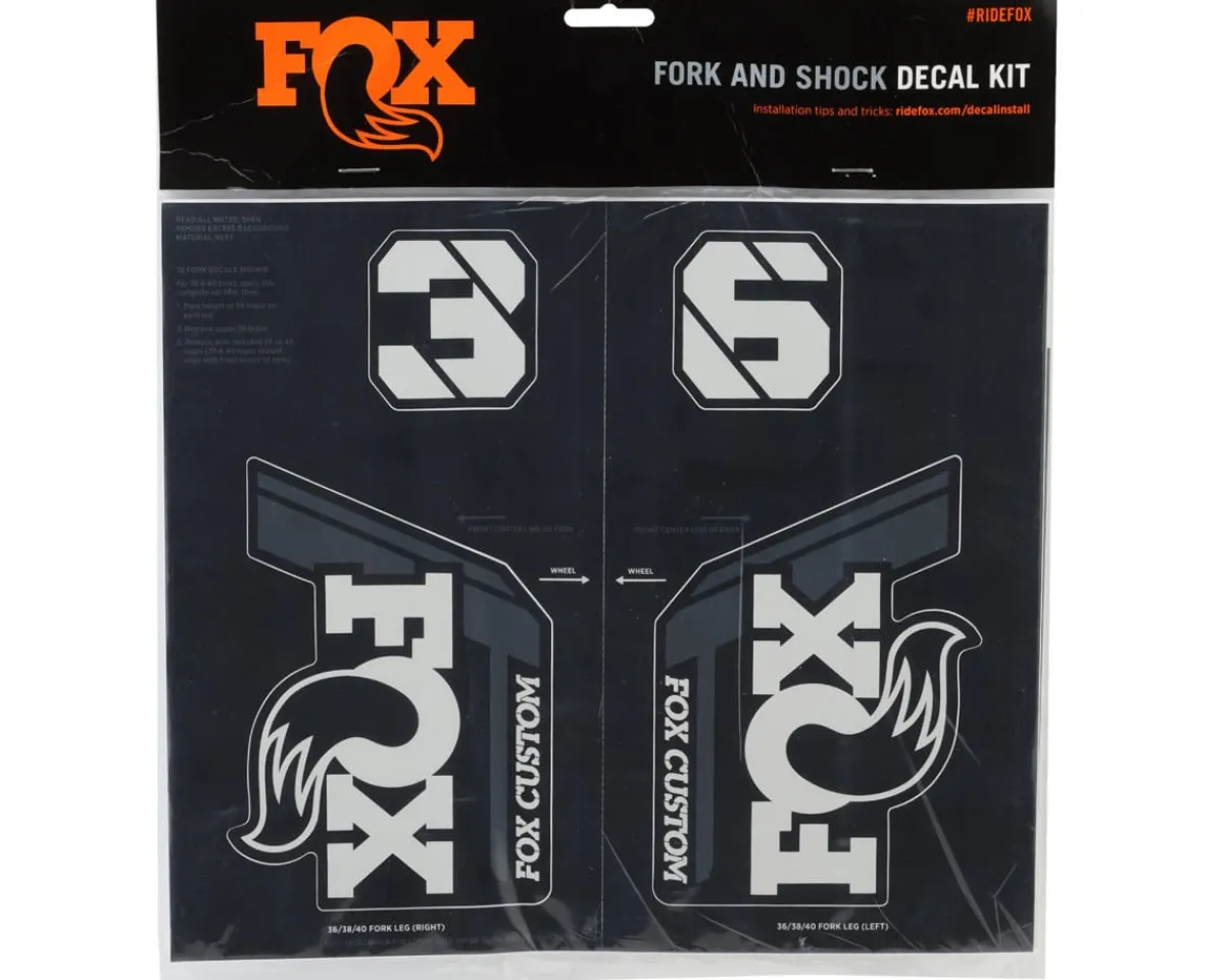 Fox Suspension Suspension|Custom Decal Kit (Battleship Grey)
