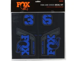 Fox Suspension Suspension|Custom Decal Kit (Blue) (All Models Except Step Casts)