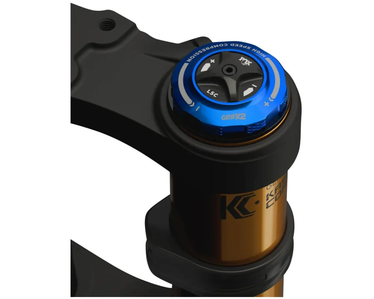 Fox Suspension Forks|Suspension|40 Factory Series DH Suspension Fork (Shiny Orange) (52mm Offset) (29") (203mm) (2027) (Grip X2) (20 x 110mm Thru Axle)