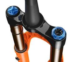Fox Suspension Forks|Suspension|38 Factory Series Enduro Fork (Shiny Orange) (44mm Offset) (GRIP X 2 | Kabolt-X) (29