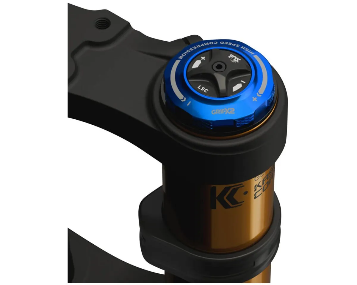 Fox Suspension Forks|Suspension|40 Factory Series DH Suspension Fork (Shiny Black) (52mm Offset) (29") (203mm) (2027) (Grip X2) (20 x 110mm Thru Axle)