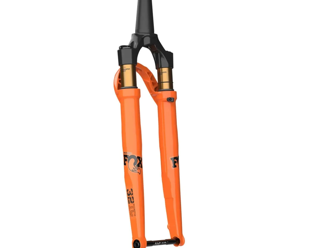 Fox Suspension Forks|Suspension|32 Factory TC Fork (Shiny Orange) (45mm Offset) (GRIP SL | Kabolt SL) (700c) (40mm)