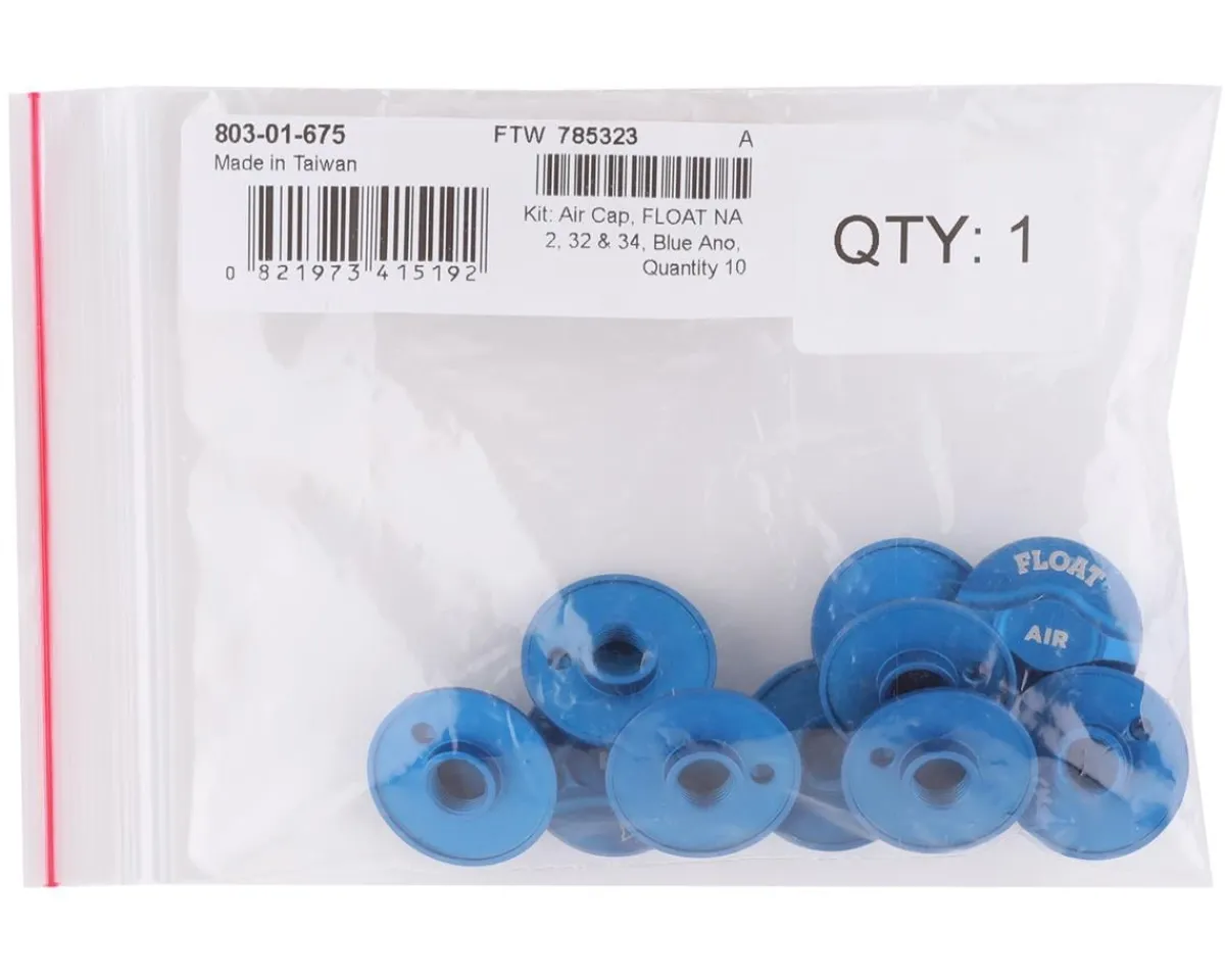Fox Suspension Suspension|32/34 Float NA2 Air Cap (Blue) (10-Pack)