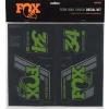 Fox Suspension Suspension|Heritage Decal Kit for Forks & Shocks (Green) (All Models Except Step Casts)