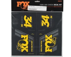 Fox Suspension Suspension|Heritage Decal Kit for Forks & Shocks (Yellow) (All Models Except Step Casts)