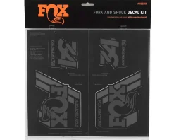 Fox Suspension Suspension|Heritage Decal Kit for Forks & Shocks (Stealth) (All Models Except Step Casts)